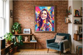 Заказные портреты: от яркого WPAP до вечной классики на холсте